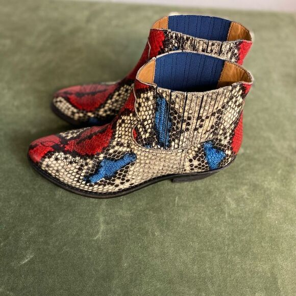 #113 GOLDEN GOOSE Snakeskin Booties - Picture 11 of 11